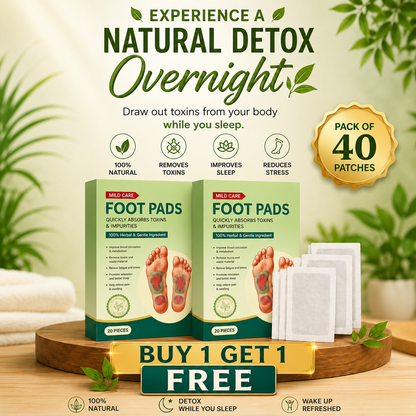 Nativeneeds Fitpiick Premium Natural Detox Foot Patches